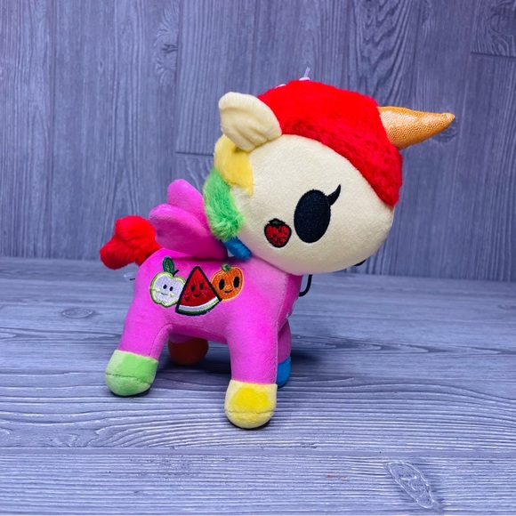 tokidoki Accents A41 Tokidoki Fruit Unicorn Pony Plush 9 Stuffed
